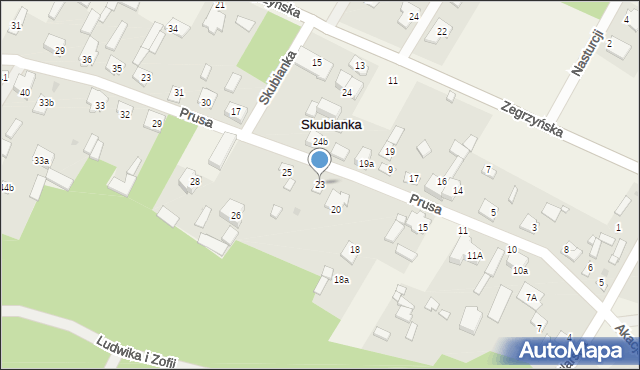 Skubianka, Skubianka, 23, mapa Skubianka