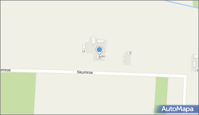 Skumros, Skumros, 10, mapa Skumros