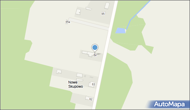 Skupowo, Skupowo, 64, mapa Skupowo