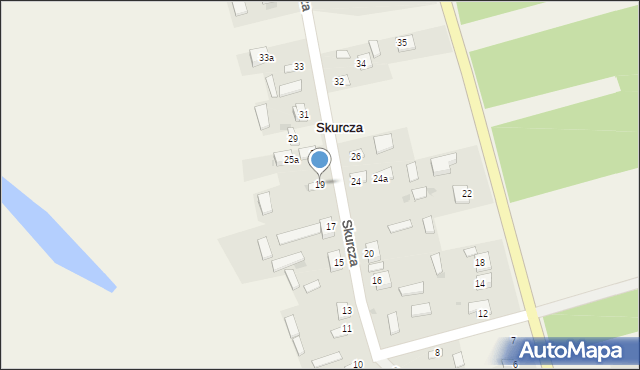 Skurcza, Skurcza, 19, mapa Skurcza