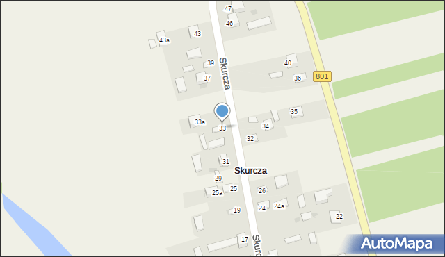 Skurcza, Skurcza, 33, mapa Skurcza