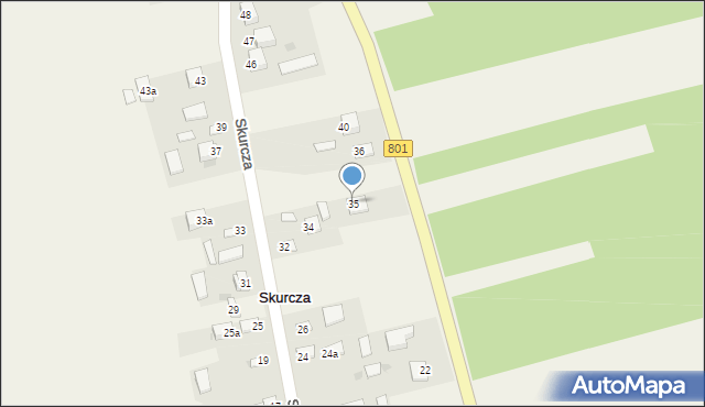 Skurcza, Skurcza, 35, mapa Skurcza