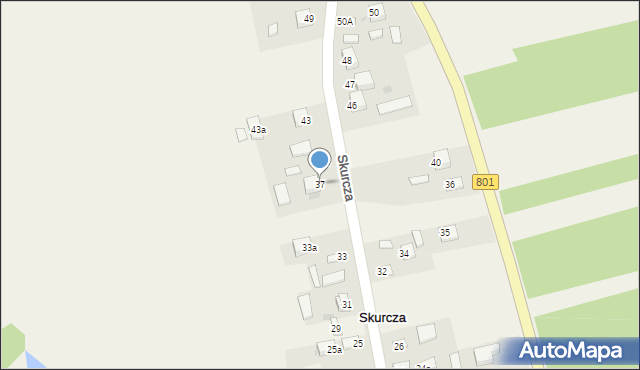 Skurcza, Skurcza, 37, mapa Skurcza