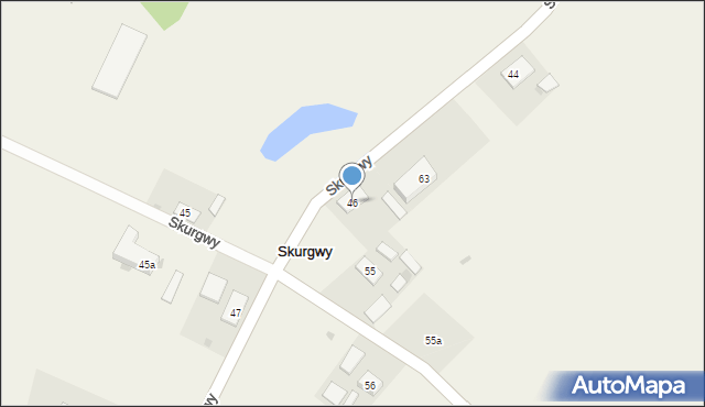 Skurgwy, Skurgwy, 46, mapa Skurgwy