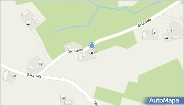 Skurowa, Skurowa, 46, mapa Skurowa