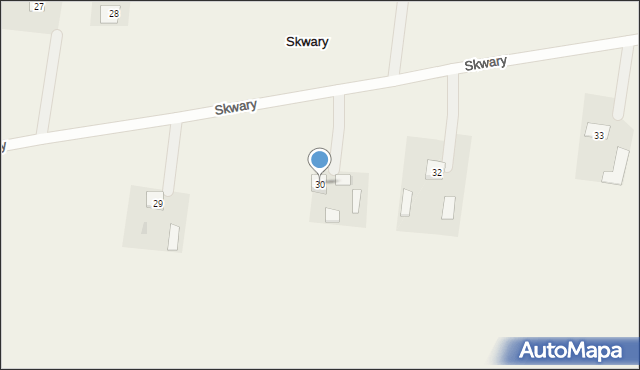 Skwary, Skwary, 30, mapa Skwary