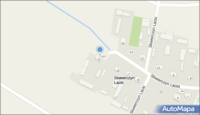 Skwierczyn Lacki, Skwierczyn Lacki, 23, mapa Skwierczyn Lacki