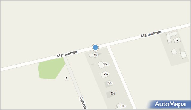 Skwierzynka, Skwierzynka, 50, mapa Skwierzynka