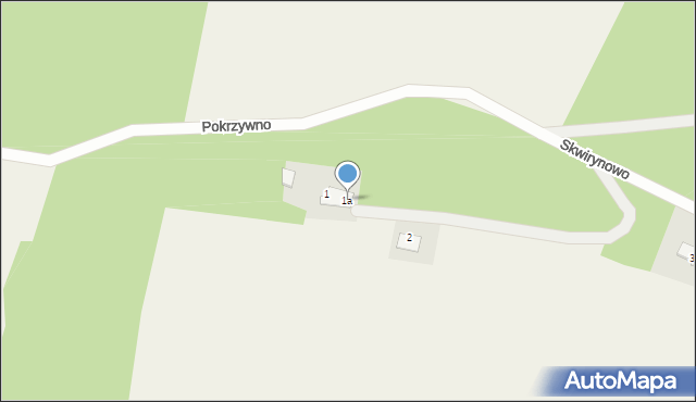 Skwirynowo, Skwirynowo, 1a, mapa Skwirynowo