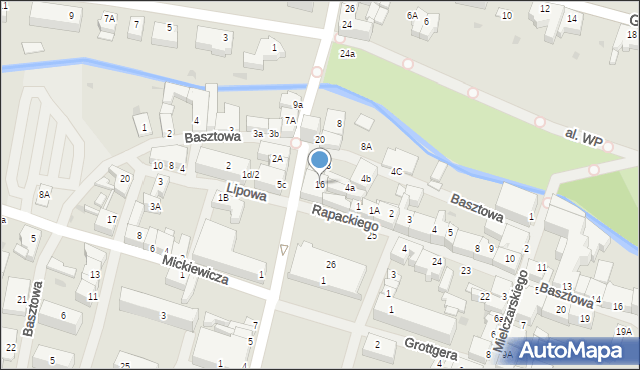 Sławno, Skłodowskiej-Curie Marii, 16, mapa Sławno