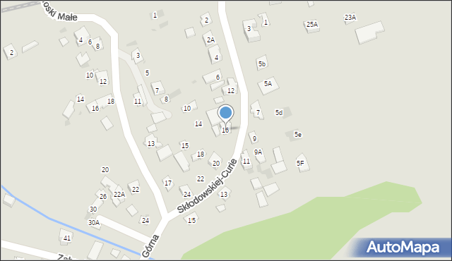 Sokółka, Skłodowskiej-Curie Marii, 16, mapa Sokółka