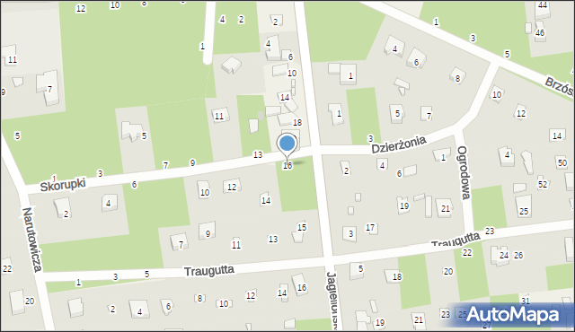 Sokolniki-Las, Skorupki Ignacego Jana, ks., 16, mapa Sokolniki-Las