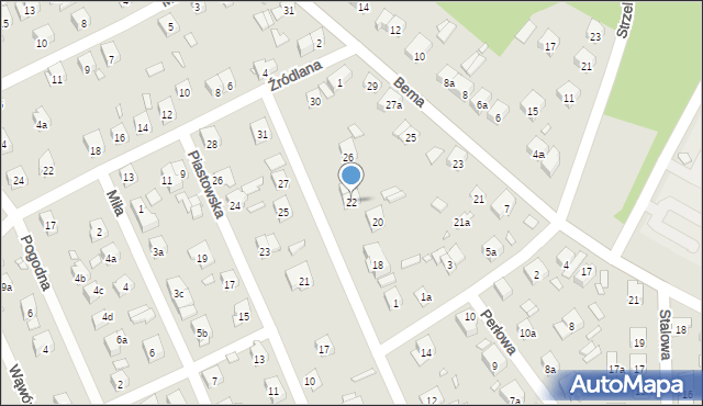 Starachowice, Skłodowskiej-Curie Marii, 22, mapa Starachowic