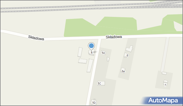 Stare Faszczyce, Składowa, 5, mapa Stare Faszczyce