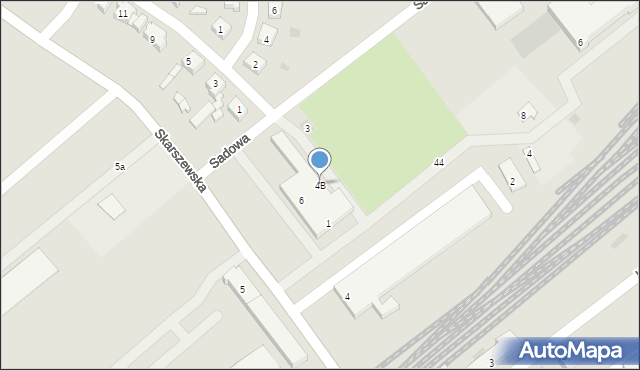Starogard Gdański, Skarszewska, 4B, mapa Starogard Gdański