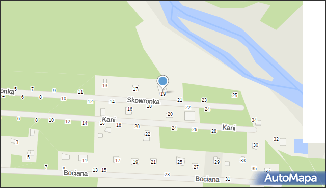 Starowola, Skowronka, 19, mapa Starowola