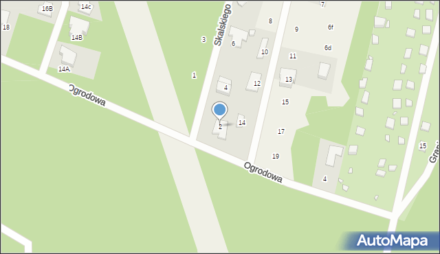 Stefanowo, Skalskiego St., gen. pil., 2, mapa Stefanowo