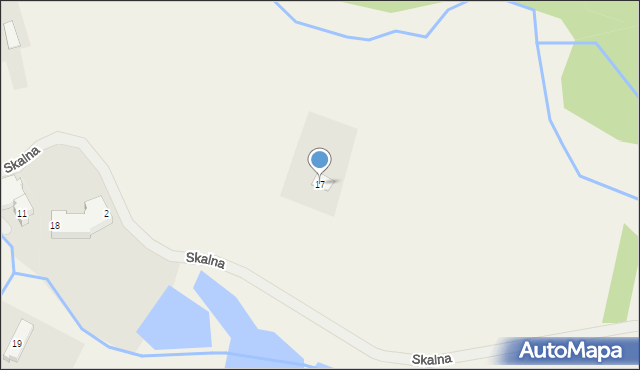 Strużnica, Skalna, 17, mapa Strużnica