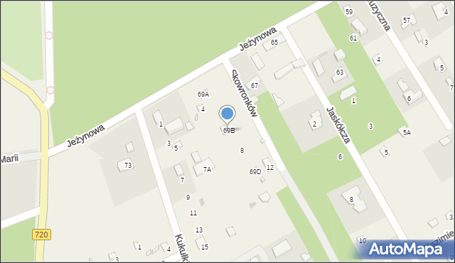 Strzeniówka, Skowronków, 6, mapa Strzeniówka