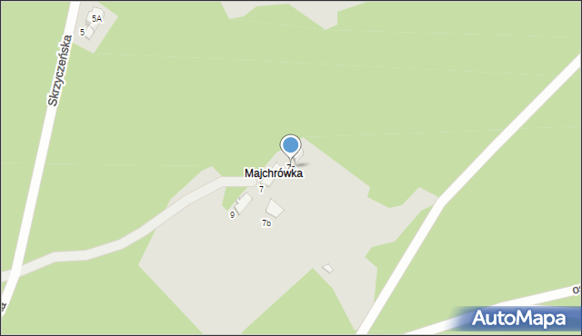 Szczyrk, Skrzyczeńska, 7a, mapa Szczyrk