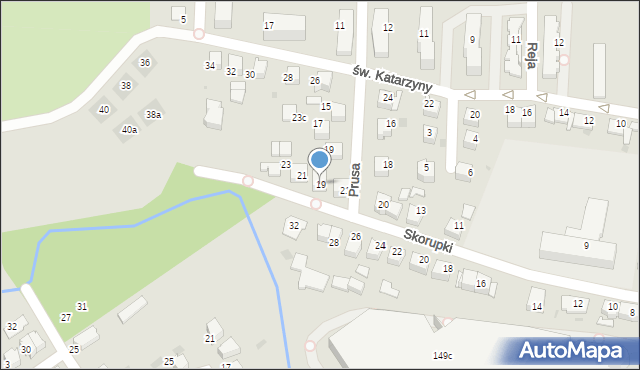 Tarnów, Skorupki Ignacego Jana, ks., 19, mapa Tarnów