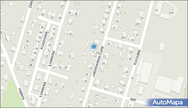 Tarnowskie Góry, Skłodowskiej-Curie Marii, 24, mapa Tarnowskie Góry