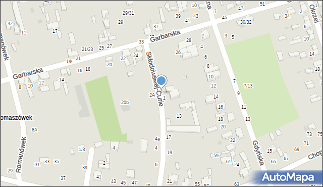 Tomaszów Mazowiecki, Skłodowskiej-Curie Marii, 9, mapa Tomaszów Mazowiecki