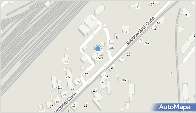 Toruń, Skłodowskiej-Curie Marii, 29, mapa Torunia