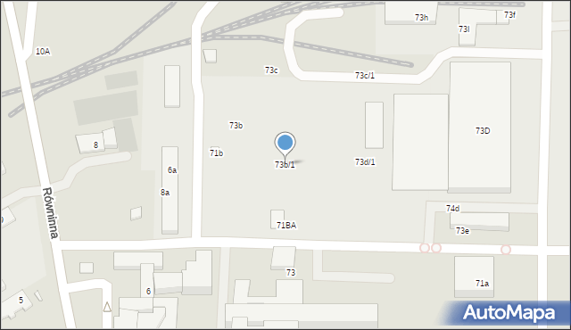 Toruń, Skłodowskiej-Curie Marii, 73b/1, mapa Torunia
