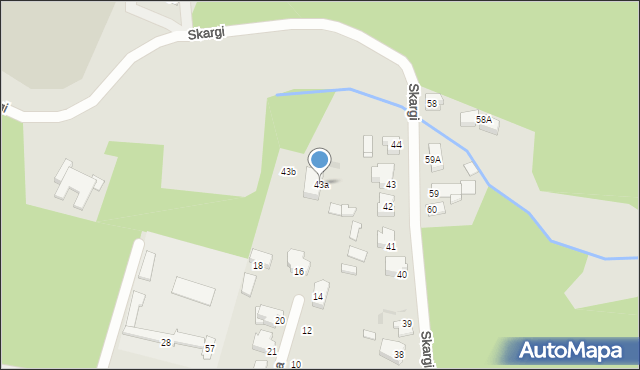 Trzcianka, Skargi Piotra, ks., 43a, mapa Trzcianka