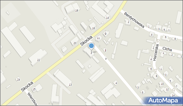 Wągrowiec, Skocka, 2, mapa Wągrowiec