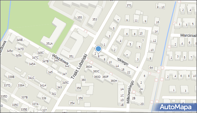 Warszawa, Skalmowskiego Włodzimierza, 4, mapa Warszawy