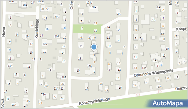 Wejherowo, Skibniewskiej Dżenet, 5, mapa Wejherowo