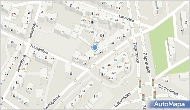 Wrocław, Skwierzyńska, 31, mapa Wrocławia