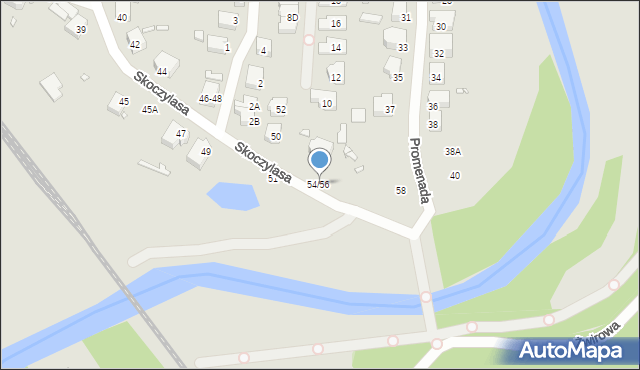 Wrocław, Skoczylasa Władysława, 54/56, mapa Wrocławia