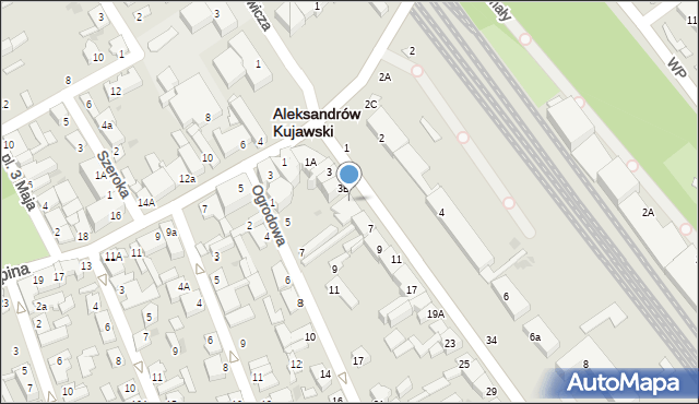 Aleksandrów Kujawski, Słowackiego Juliusza, 5, mapa Aleksandrów Kujawski