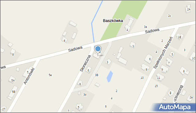 Baszkówka, Słoneczna, 4, mapa Baszkówka