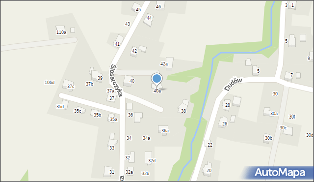 Bestwinka, Ślosarczyka Walentego, 40a, mapa Bestwinka