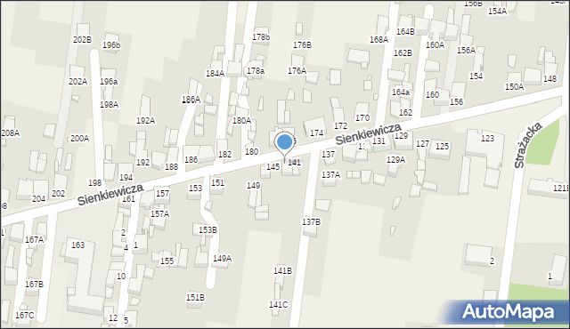 Bobrowniki, Słowackiego Juliusza, 143, mapa Bobrowniki