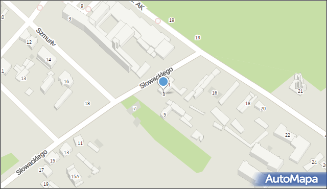 Ciechocinek, Słowackiego Juliusza, 3, mapa Ciechocinek