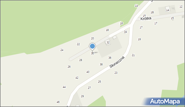 Czechówka, Słoneczna, 30, mapa Czechówka