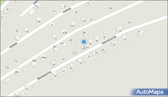 Czerwionka-Leszczyny, Słoneczna, 40, mapa Czerwionka-Leszczyny