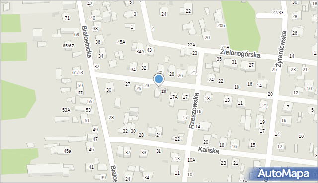 Częstochowa, Słupska, 21, mapa Częstochowy