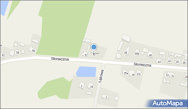 Czeszewo, Słoneczna, 50, mapa Czeszewo