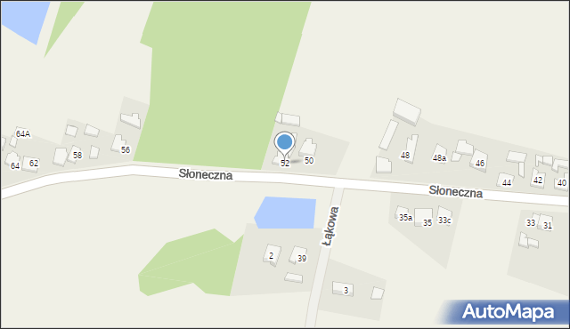 Czeszewo, Słoneczna, 52, mapa Czeszewo