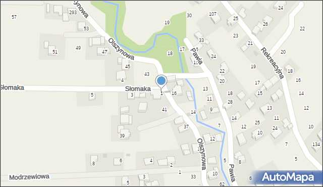 Czułówek, Słomaka Jana, 1, mapa Czułówek