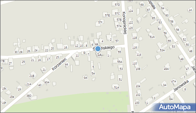 Dąbrowa Górnicza, Śliwińskiego, 3, mapa Dąbrowa Górnicza