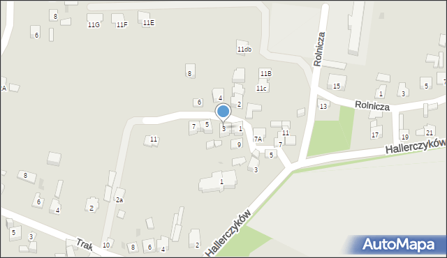 Dąbrowa Górnicza, Słoneczna, 3, mapa Dąbrowa Górnicza