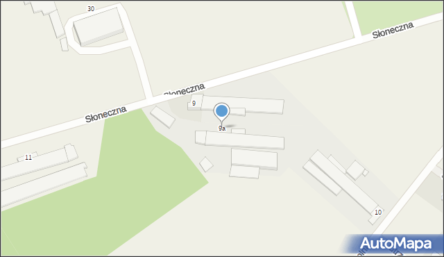 Droszków, Słoneczna, 9a, mapa Droszków