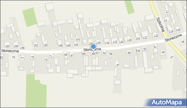 Dubidze, Słoneczna, 63, mapa Dubidze